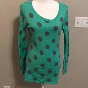 Polka dot sweater